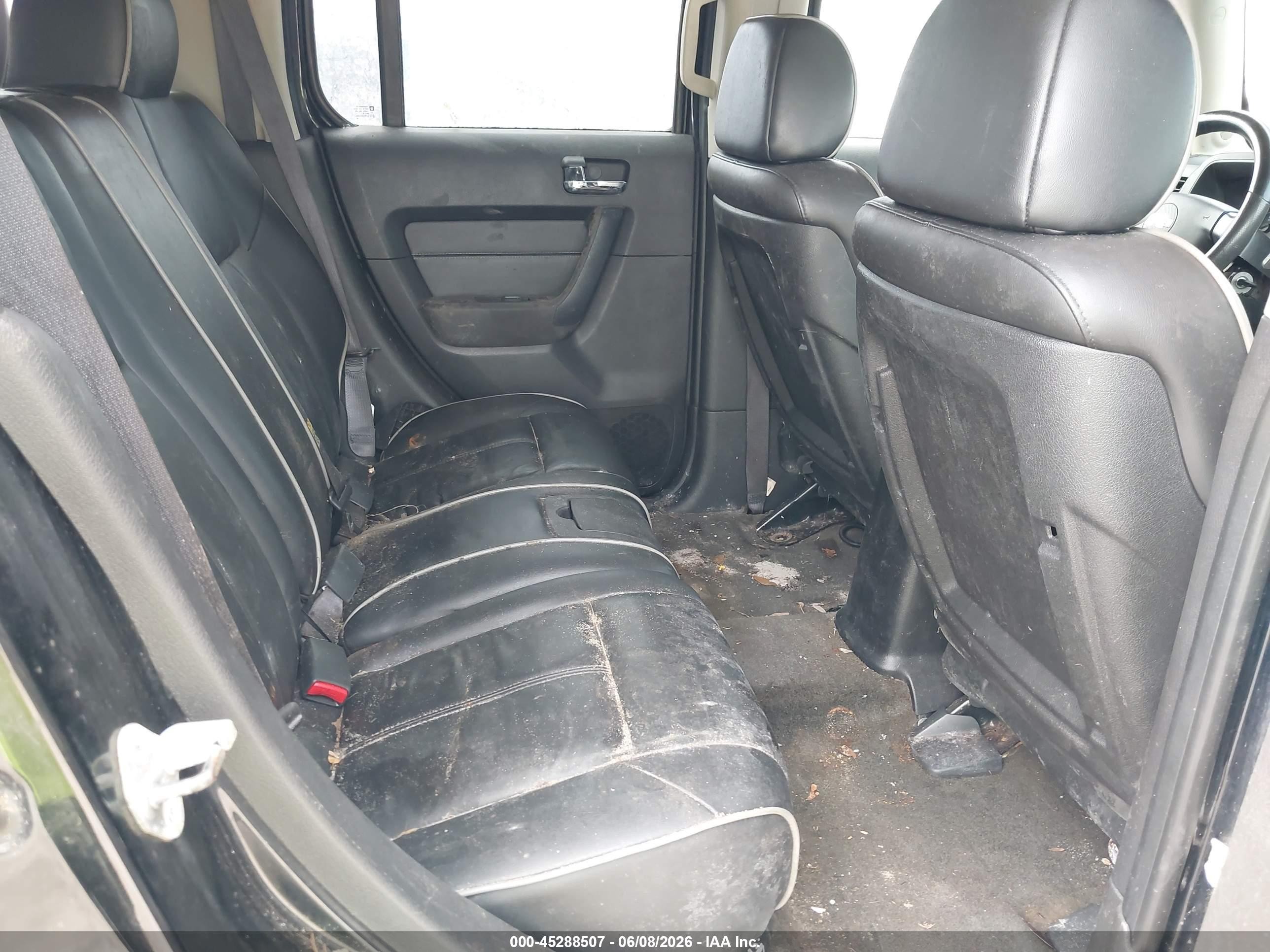 2007 Hummer H3 Suv   Черный vin: 5GTDN13E478115141