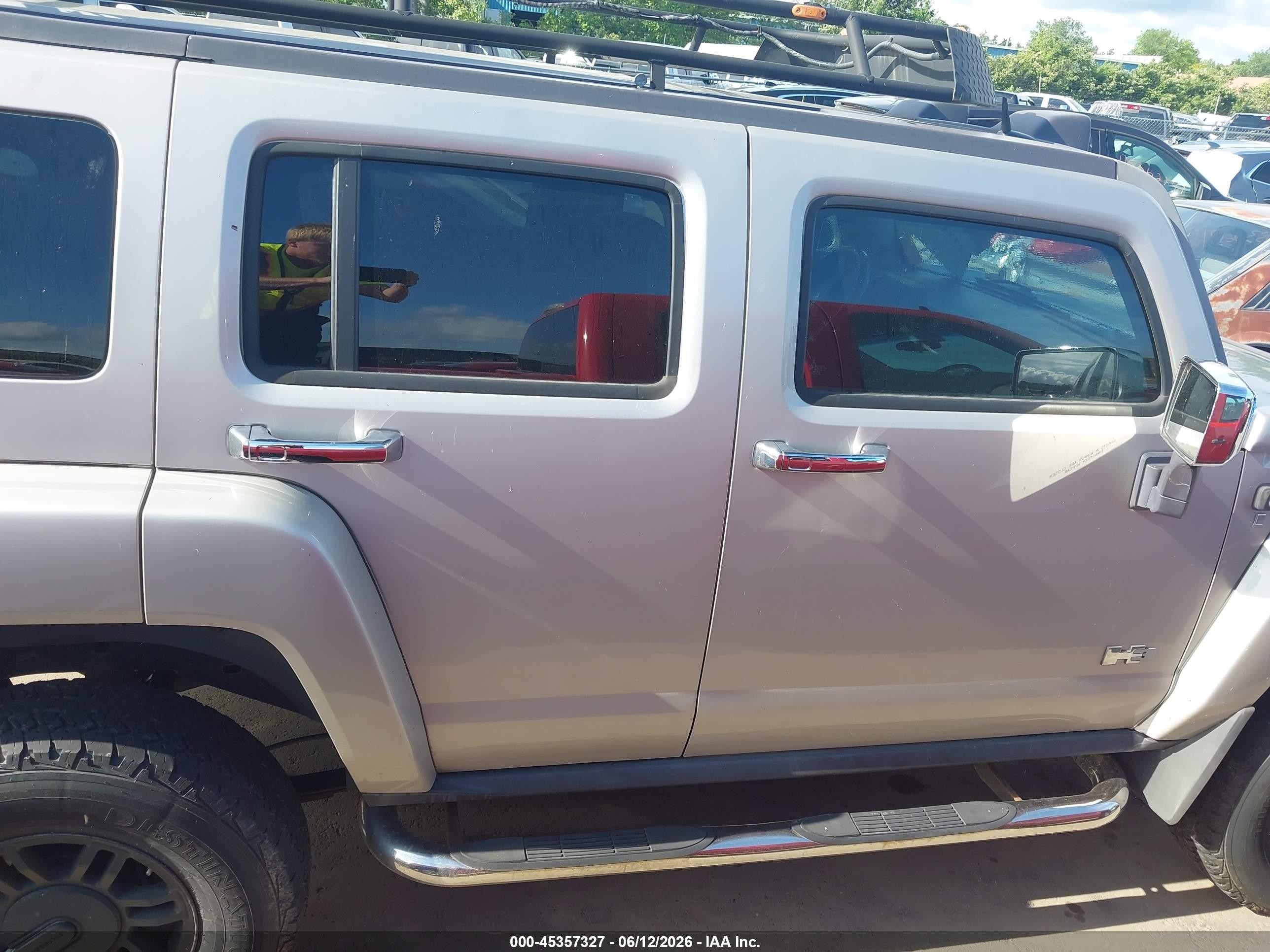 2007 Hummer H3 Suv Brown vin: 5GTDN13E478197131