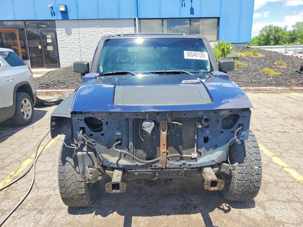 2007 Hummer H3 Blue vin: 5GTDN13E478198005