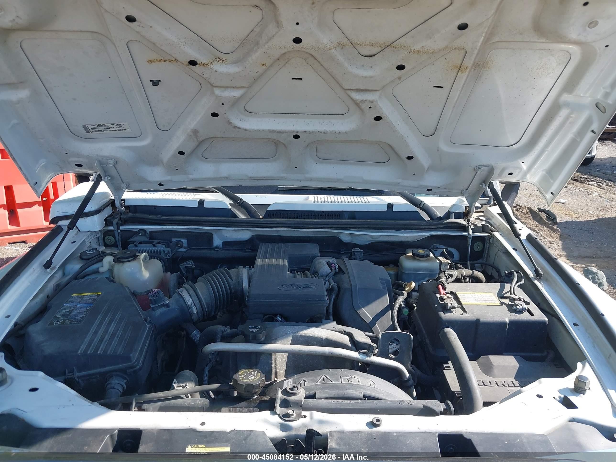 2007 Hummer H3 Suv   White vin: 5GTDN13E578118002