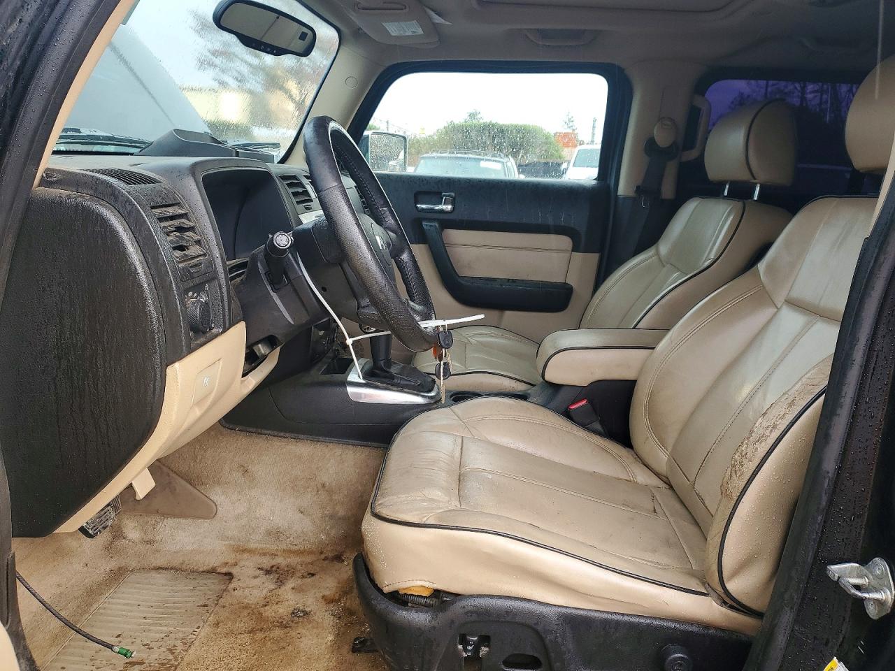 2007 Hummer H3 Black vin: 5GTDN13E578164431