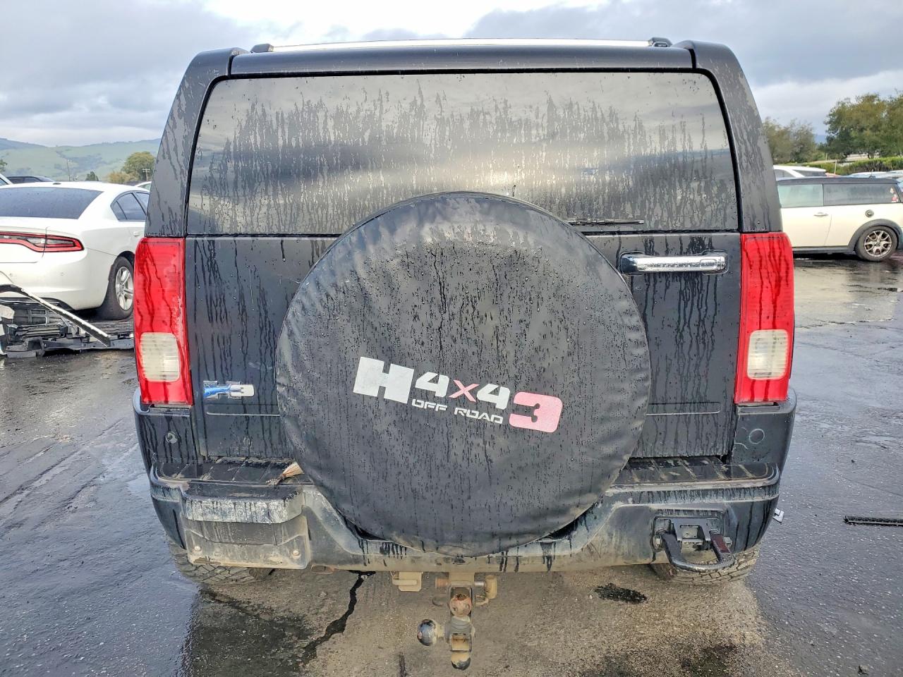 2007 Hummer H3 Black vin: 5GTDN13E578164431