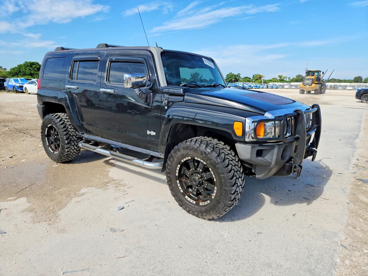 2007 Hummer H3 Black vin: 5GTDN13E578183433