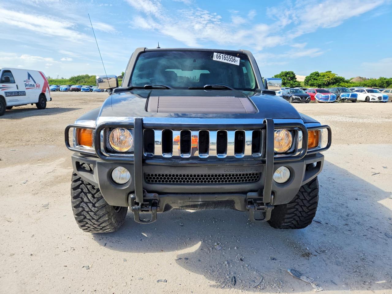 2007 Hummer H3 Black vin: 5GTDN13E578183433