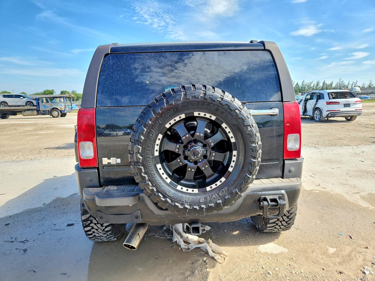 2007 Hummer H3 Black vin: 5GTDN13E578183433