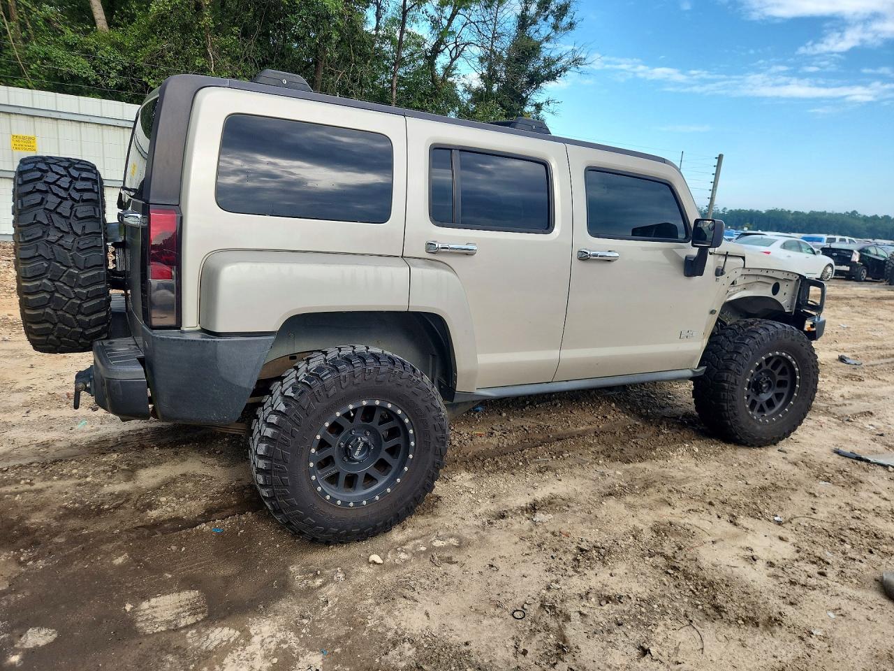 2007 Hummer H3 Beige vin: 5GTDN13E578218018