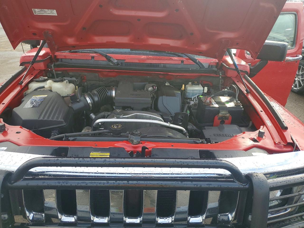 2007 Hummer H3 Red vin: 5GTDN13E678105873