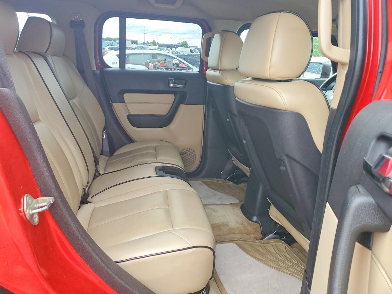 2007 Hummer H3 Red vin: 5GTDN13E678105873