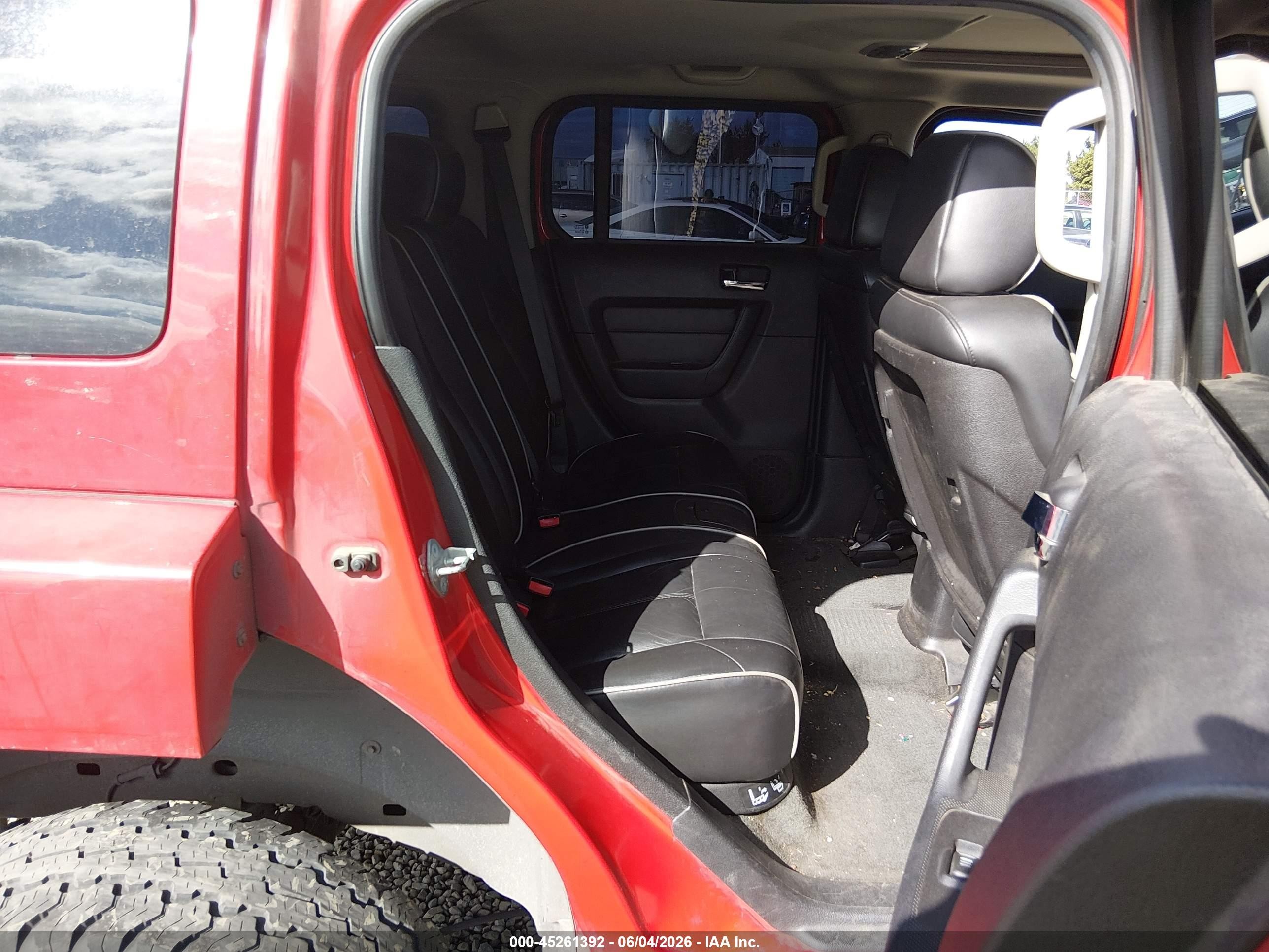 2007 Hummer H3 Suv   Красный vin: 5GTDN13E678147685