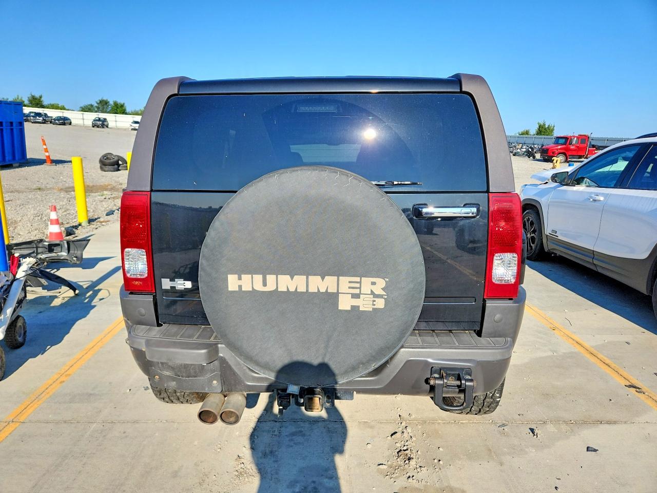 2007 Hummer H3 Black vin: 5GTDN13E678199866