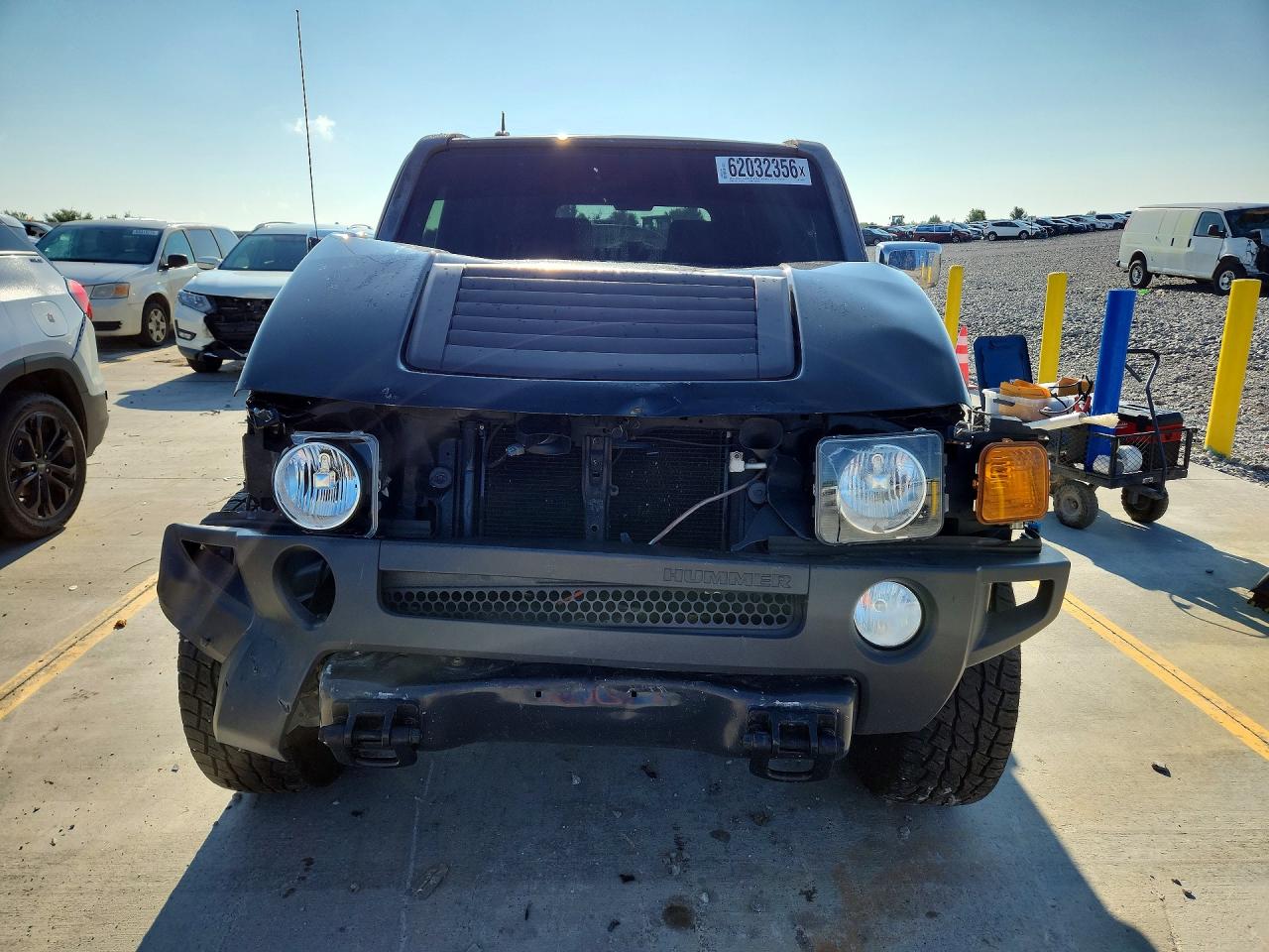 2007 Hummer H3 Black vin: 5GTDN13E678199866