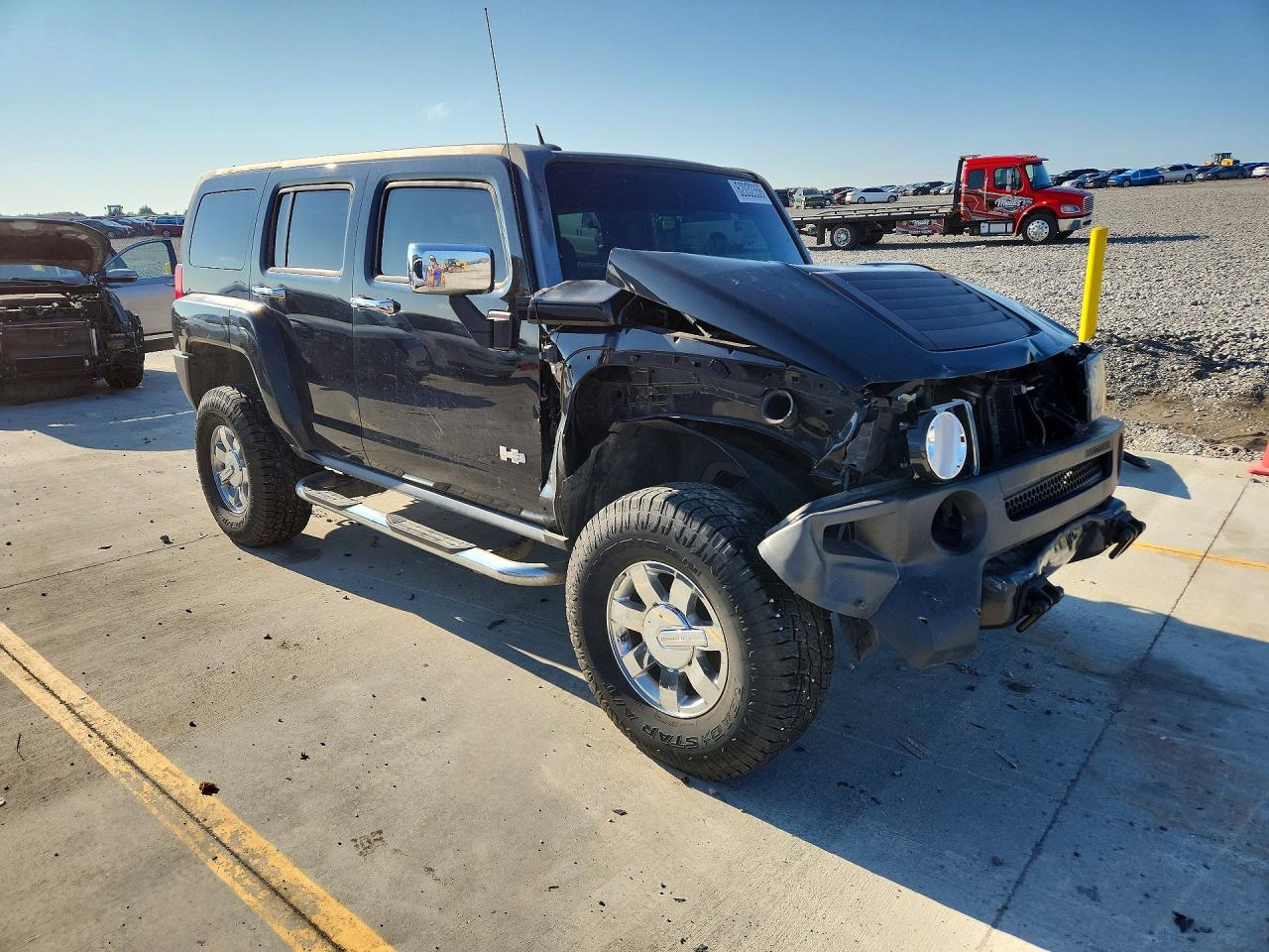 2007 Hummer H3 Black vin: 5GTDN13E678199866