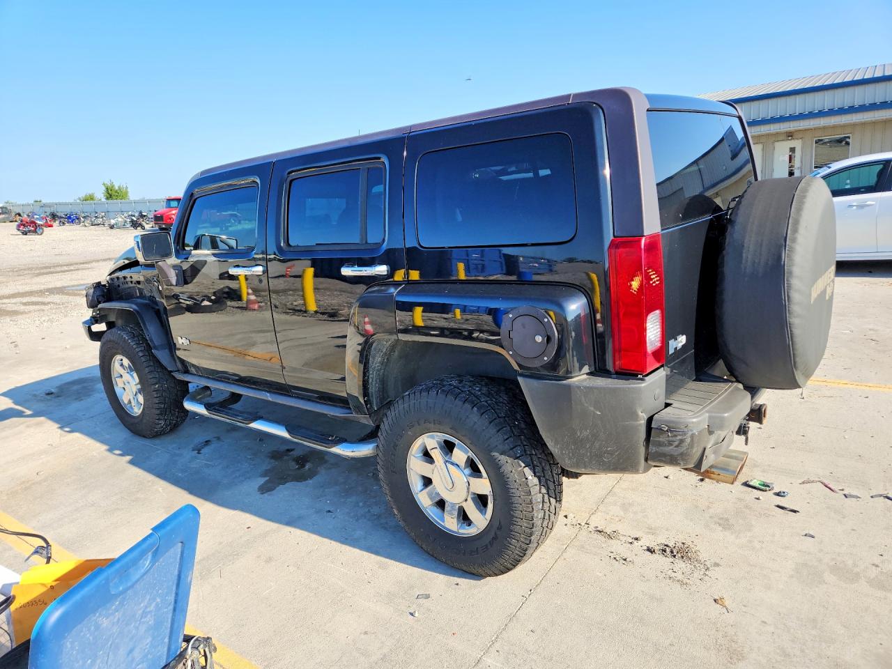 2007 Hummer H3 Black vin: 5GTDN13E678199866