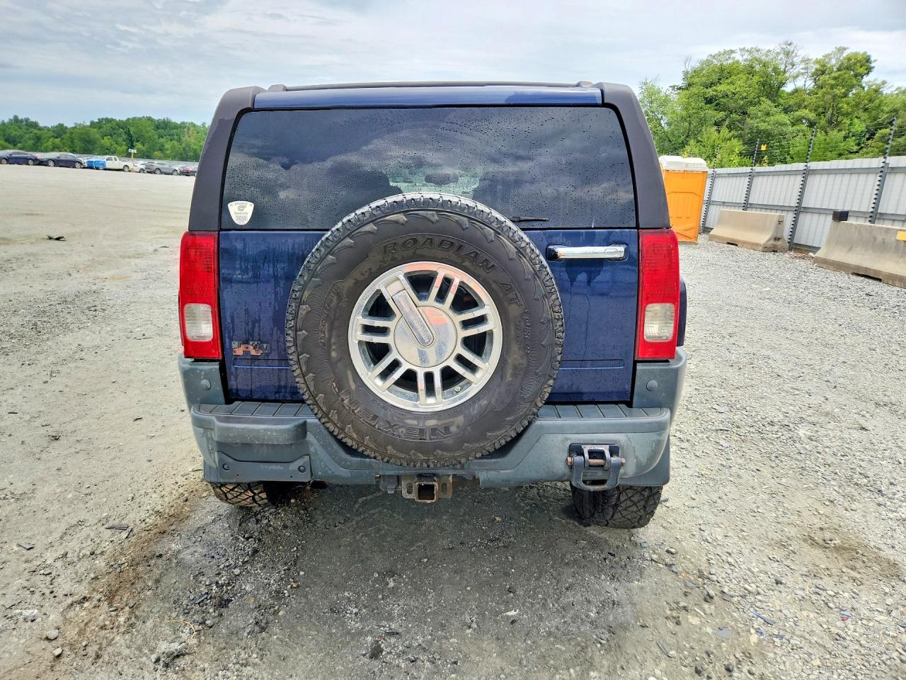 2007 Hummer H3 Blue vin: 5GTDN13E678204631