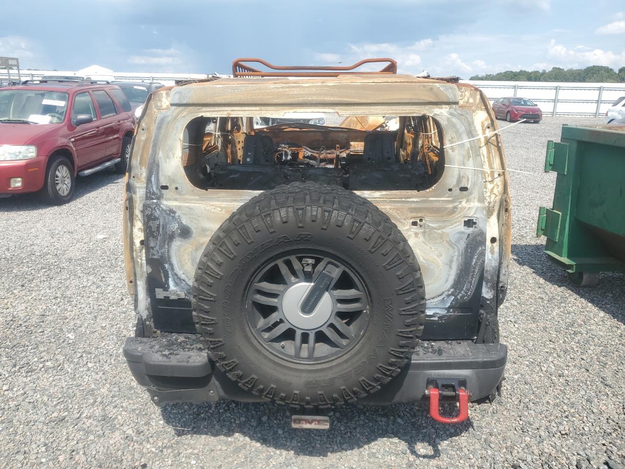 2007 Hummer H3 Burn vin: 5GTDN13E678246829