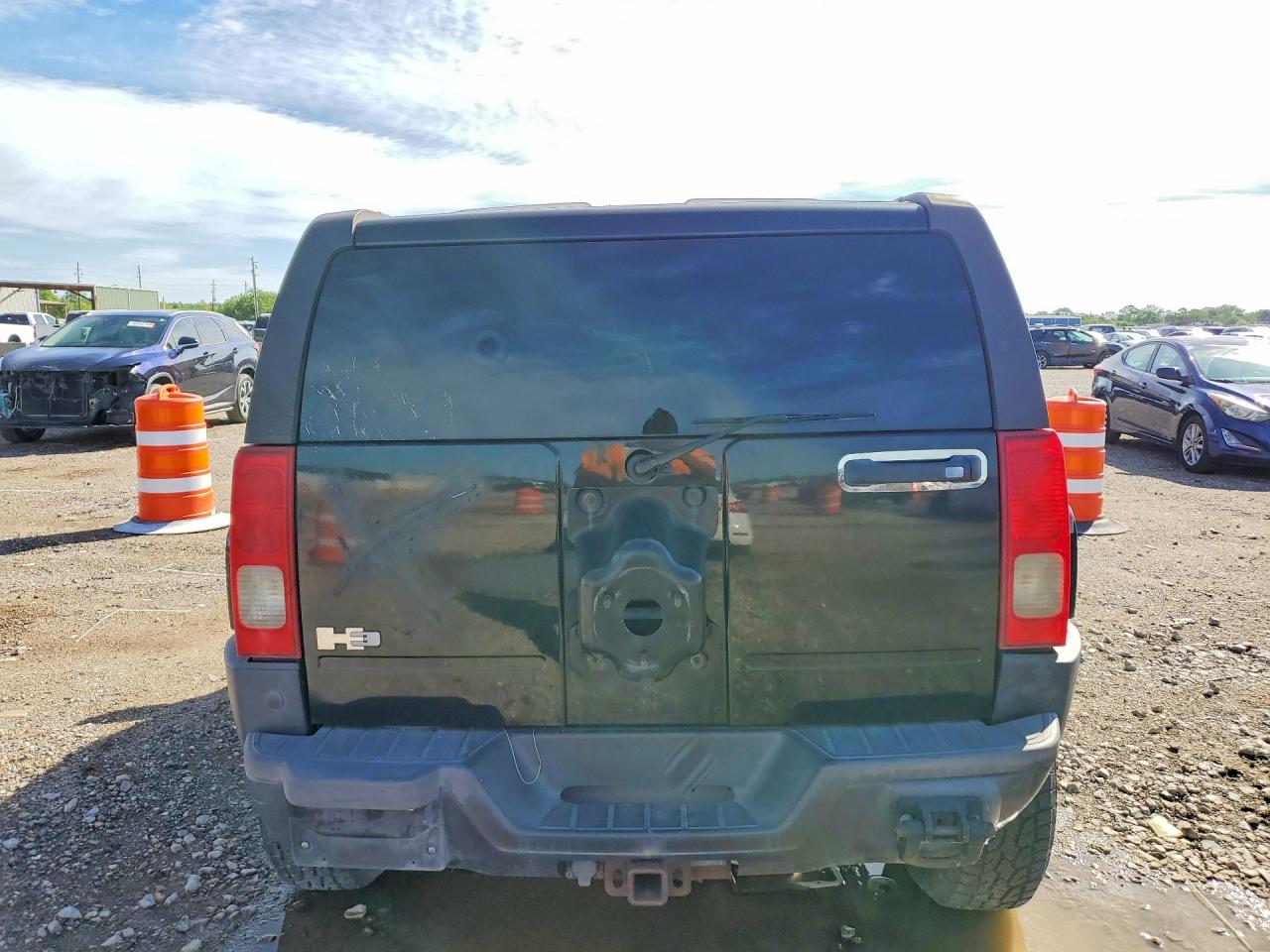 2007 Hummer H3 Black vin: 5GTDN13E678248144