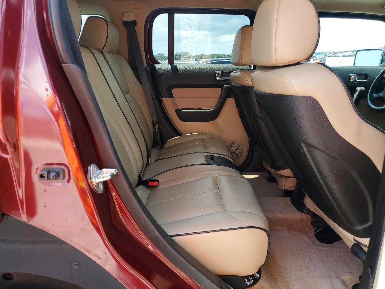 2007 Hummer H3 Burgundy vin: 5GTDN13E778134962