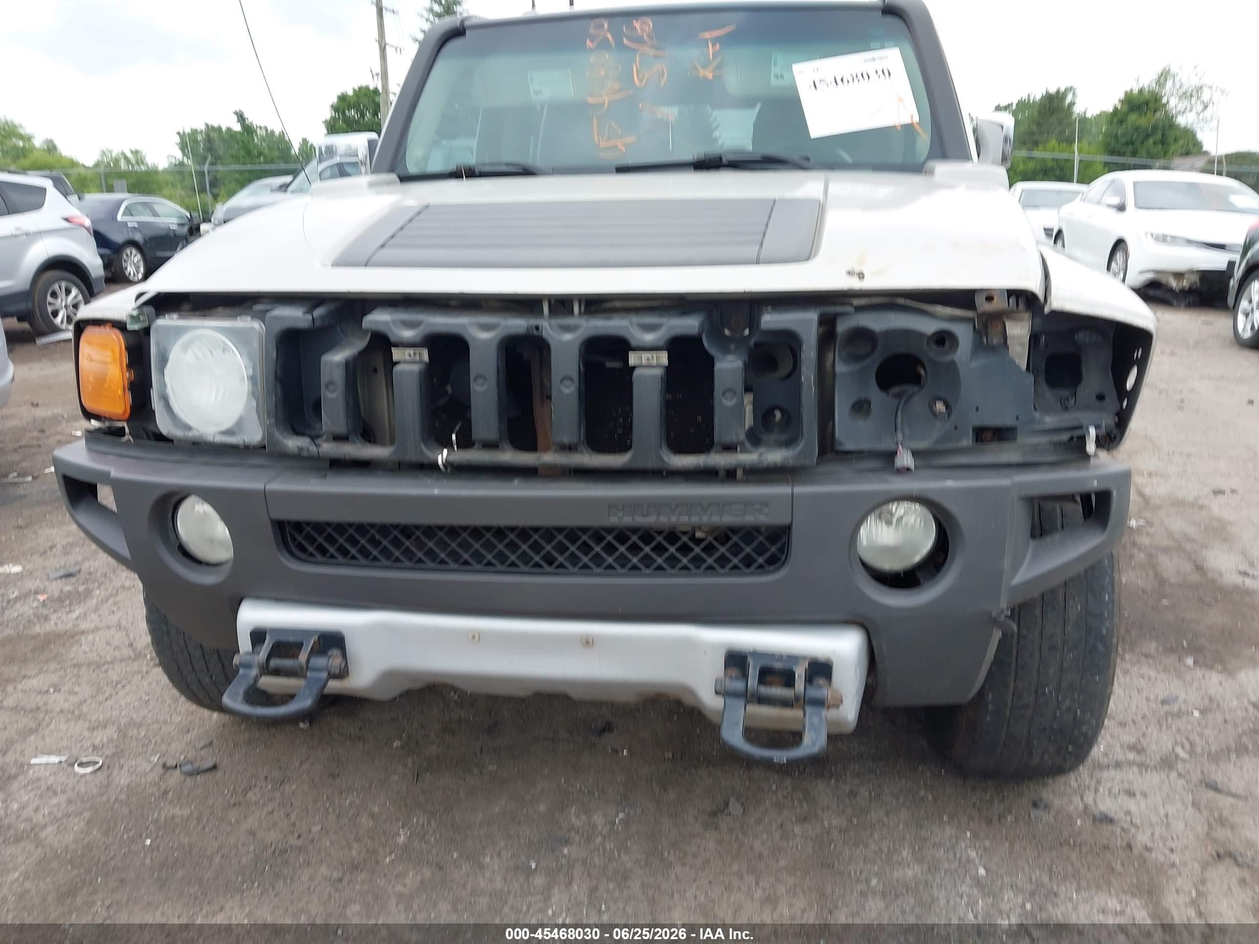 2007 Hummer H3 Suv   Champagne vin: 5GTDN13E778145766