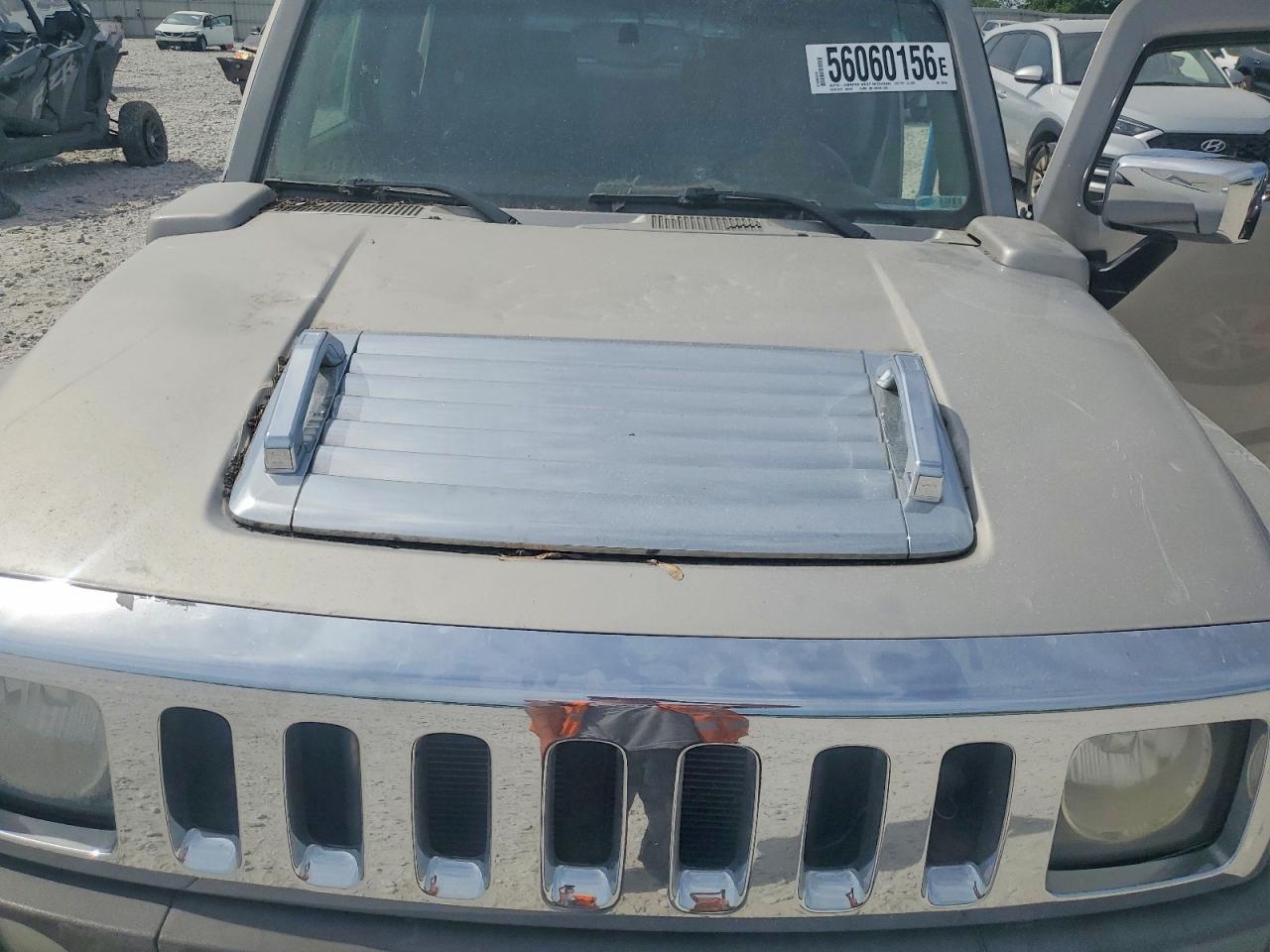 2007 Hummer H3 Gray vin: 5GTDN13E778234768