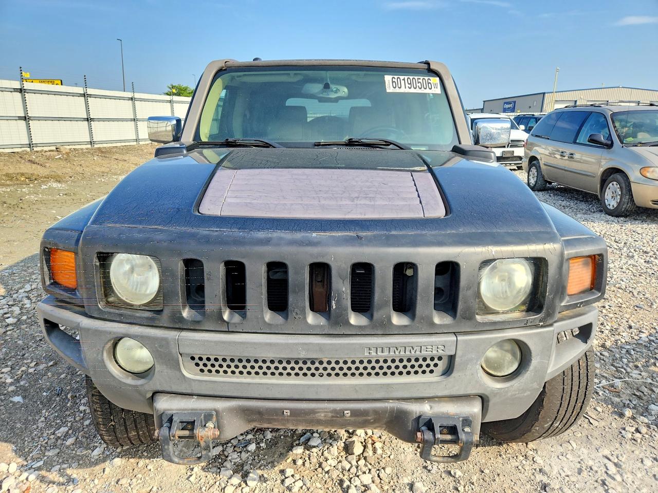2007 Hummer H3 Black vin: 5GTDN13E878148692