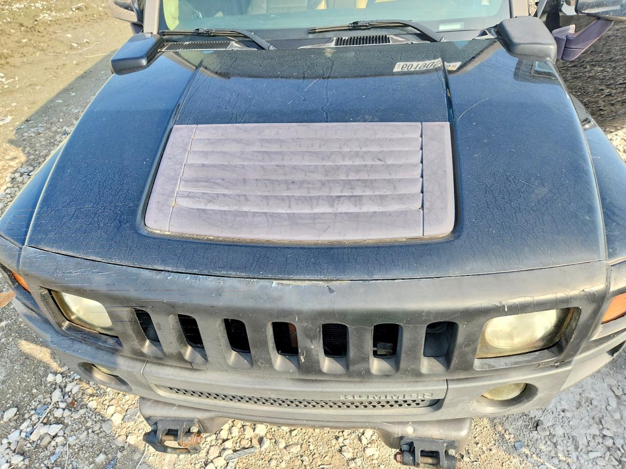 2007 Hummer H3 Black vin: 5GTDN13E878148692