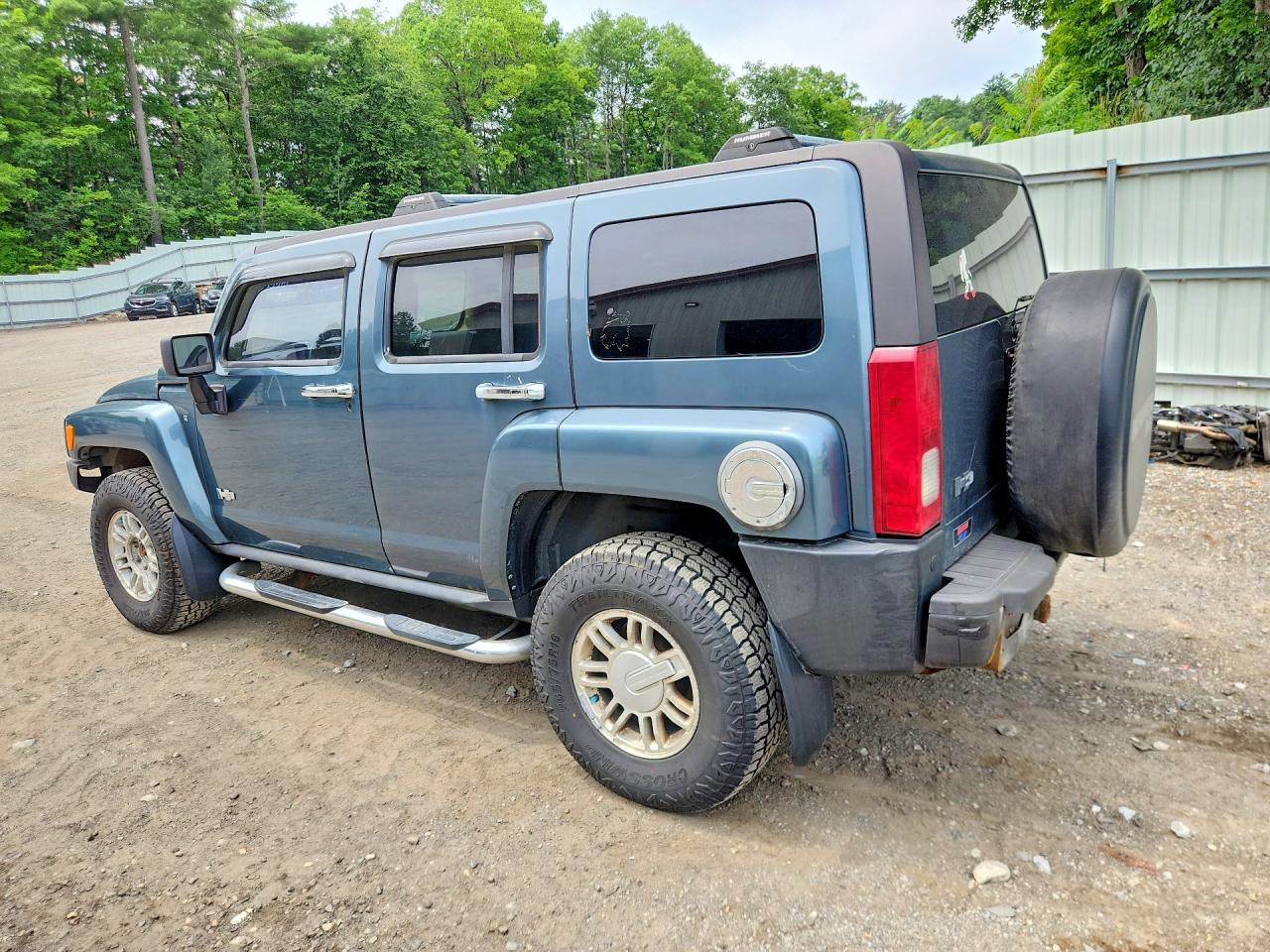 2007 Hummer H3 Blue vin: 5GTDN13E878177769