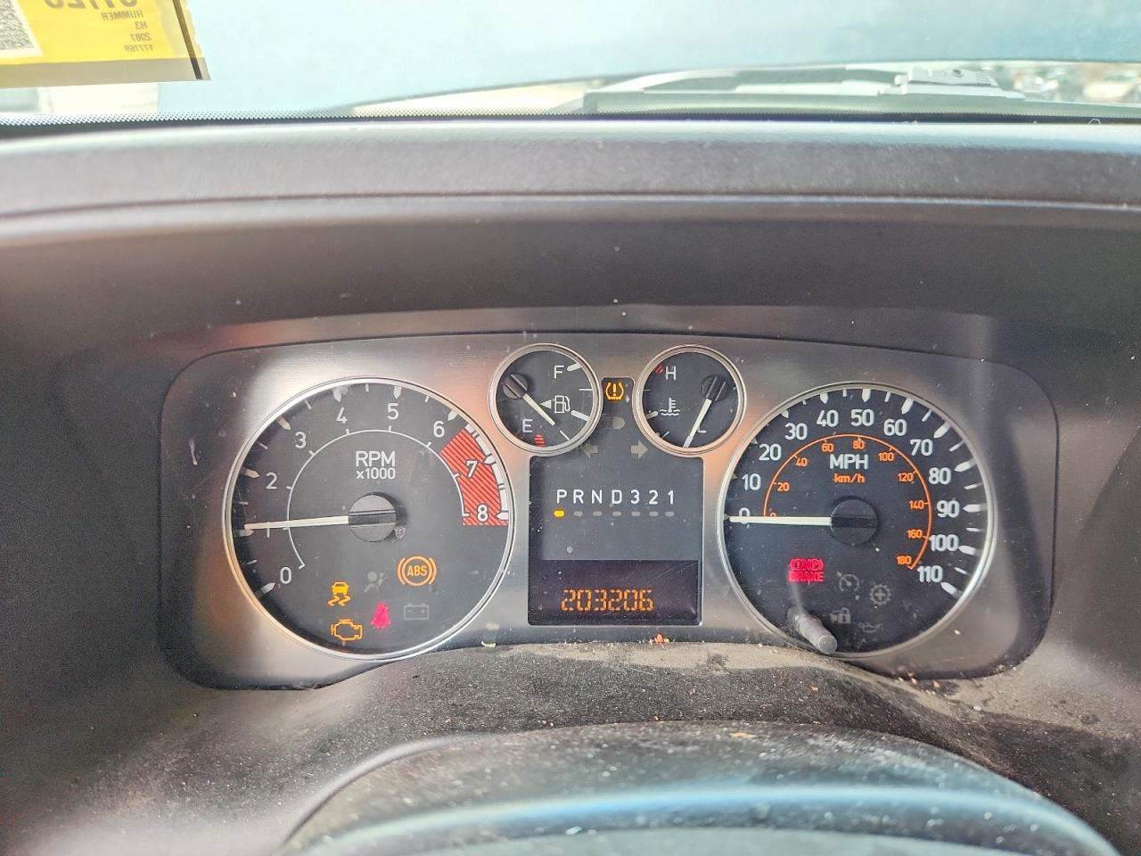2007 Hummer H3 Blue vin: 5GTDN13E878177769
