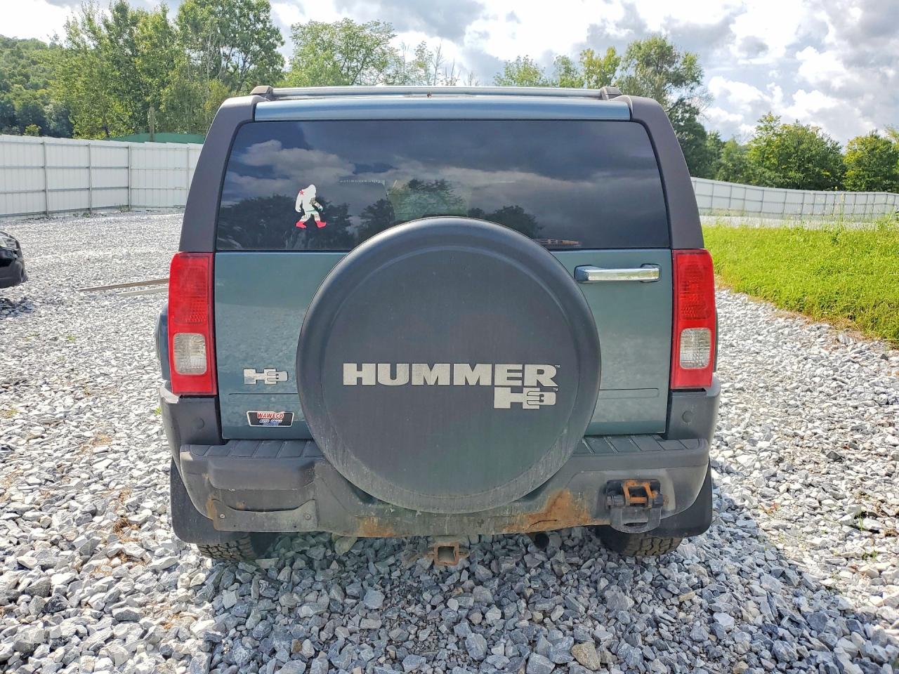 2007 Hummer H3 Blue vin: 5GTDN13E878177769