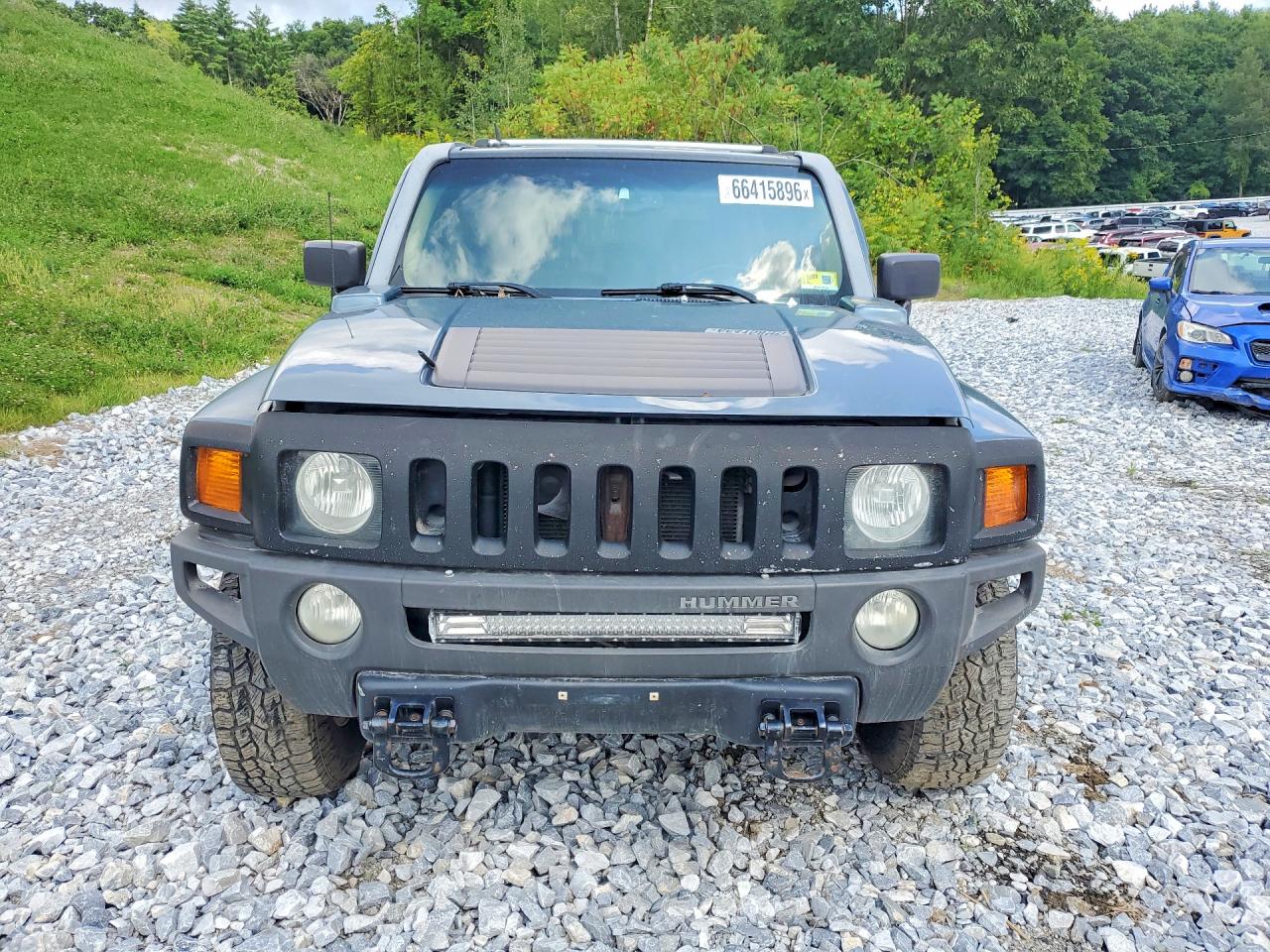 2007 Hummer H3 Blue vin: 5GTDN13E878177769