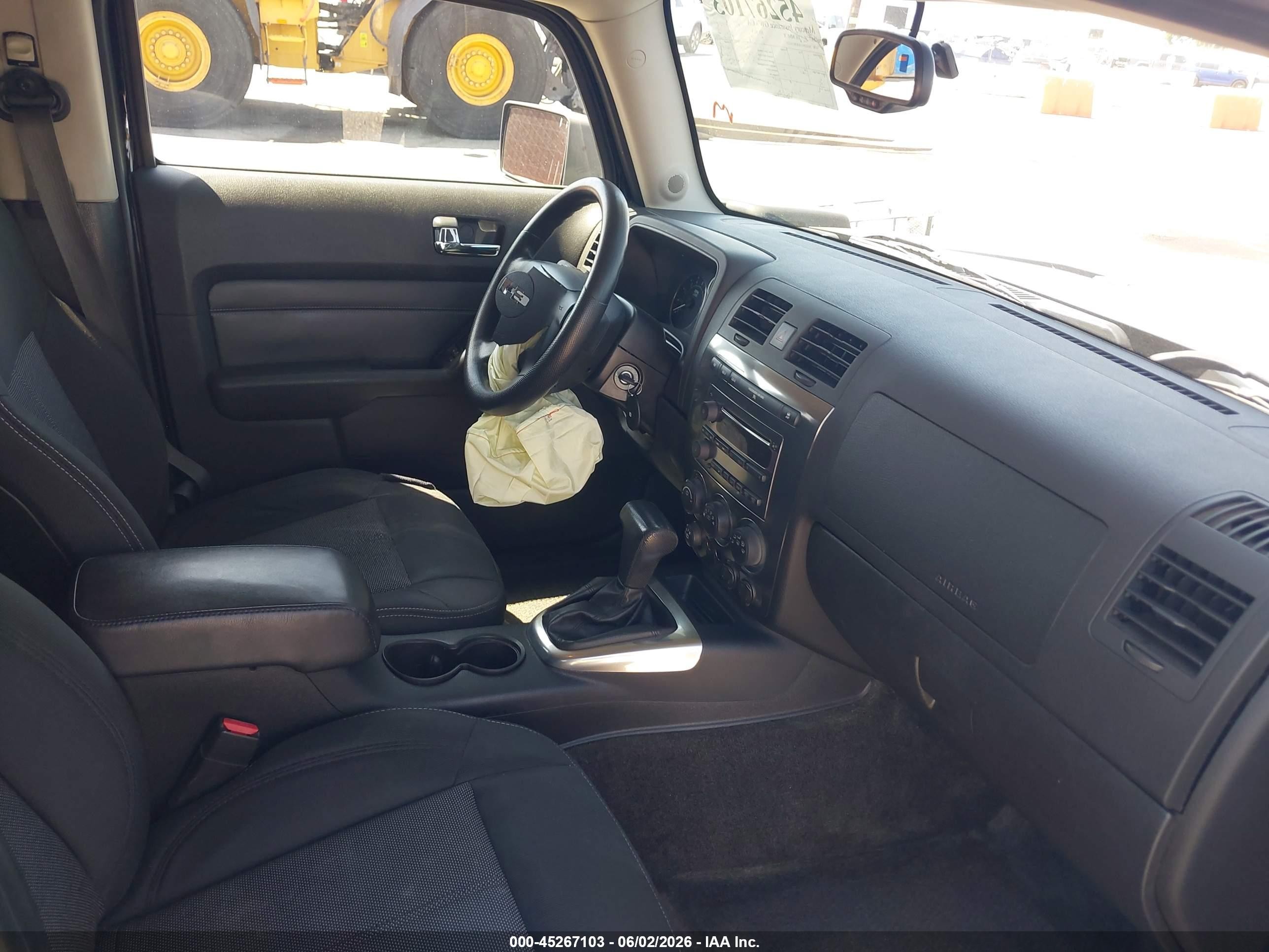 2007 Hummer H3 Suv   Black vin: 5GTDN13E878236223