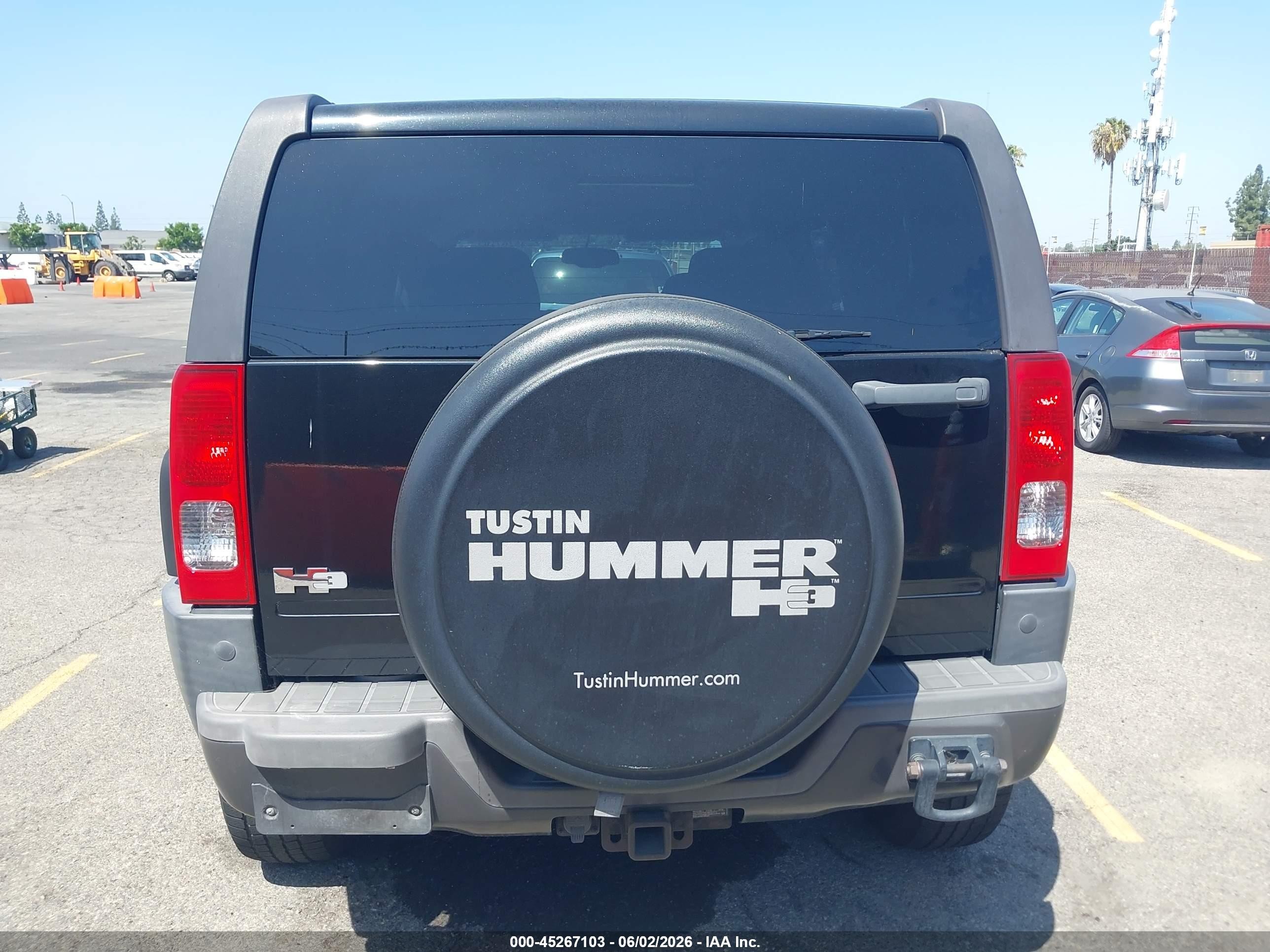 2007 Hummer H3 Suv   Black vin: 5GTDN13E878236223