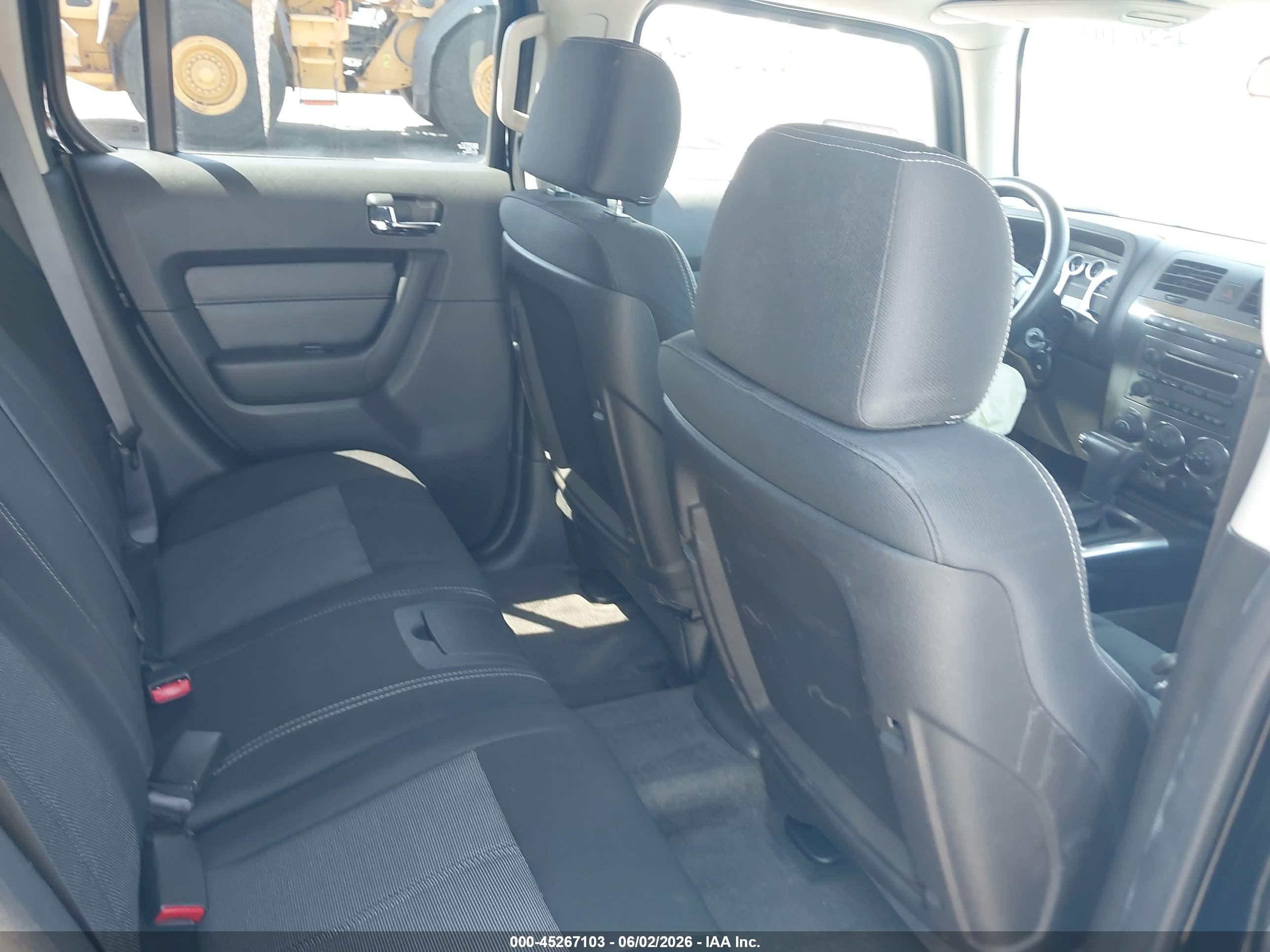 2007 Hummer H3 Suv   Black vin: 5GTDN13E878236223