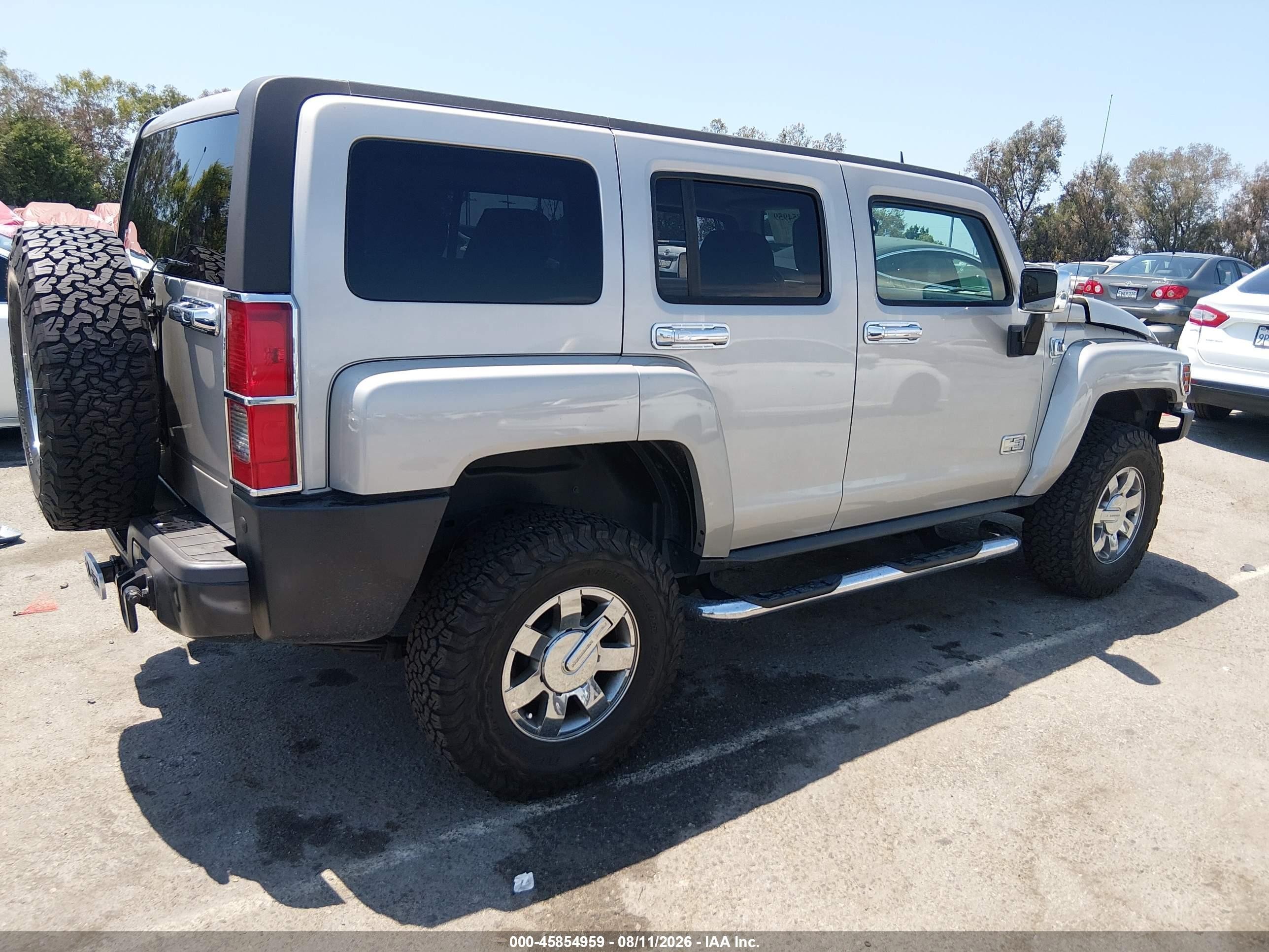 2007 Hummer H3 Suv   Beige vin: 5GTDN13EX78137869