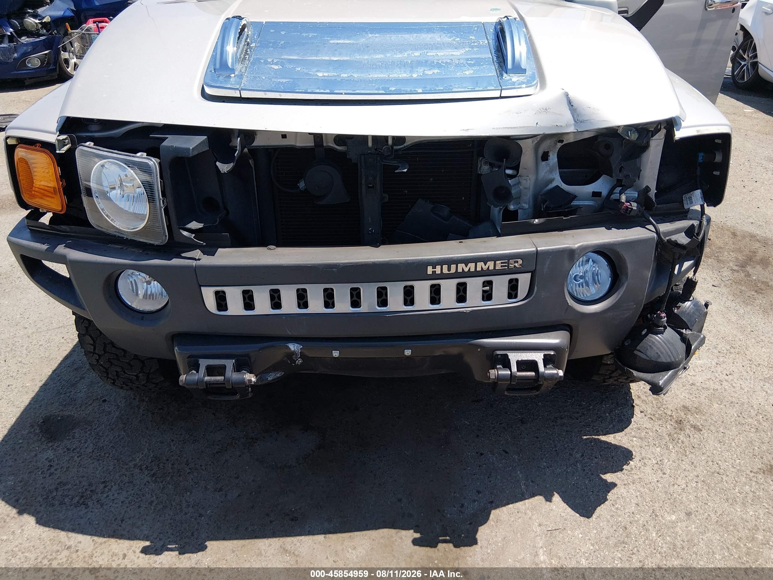 2007 Hummer H3 Suv   Beige vin: 5GTDN13EX78137869