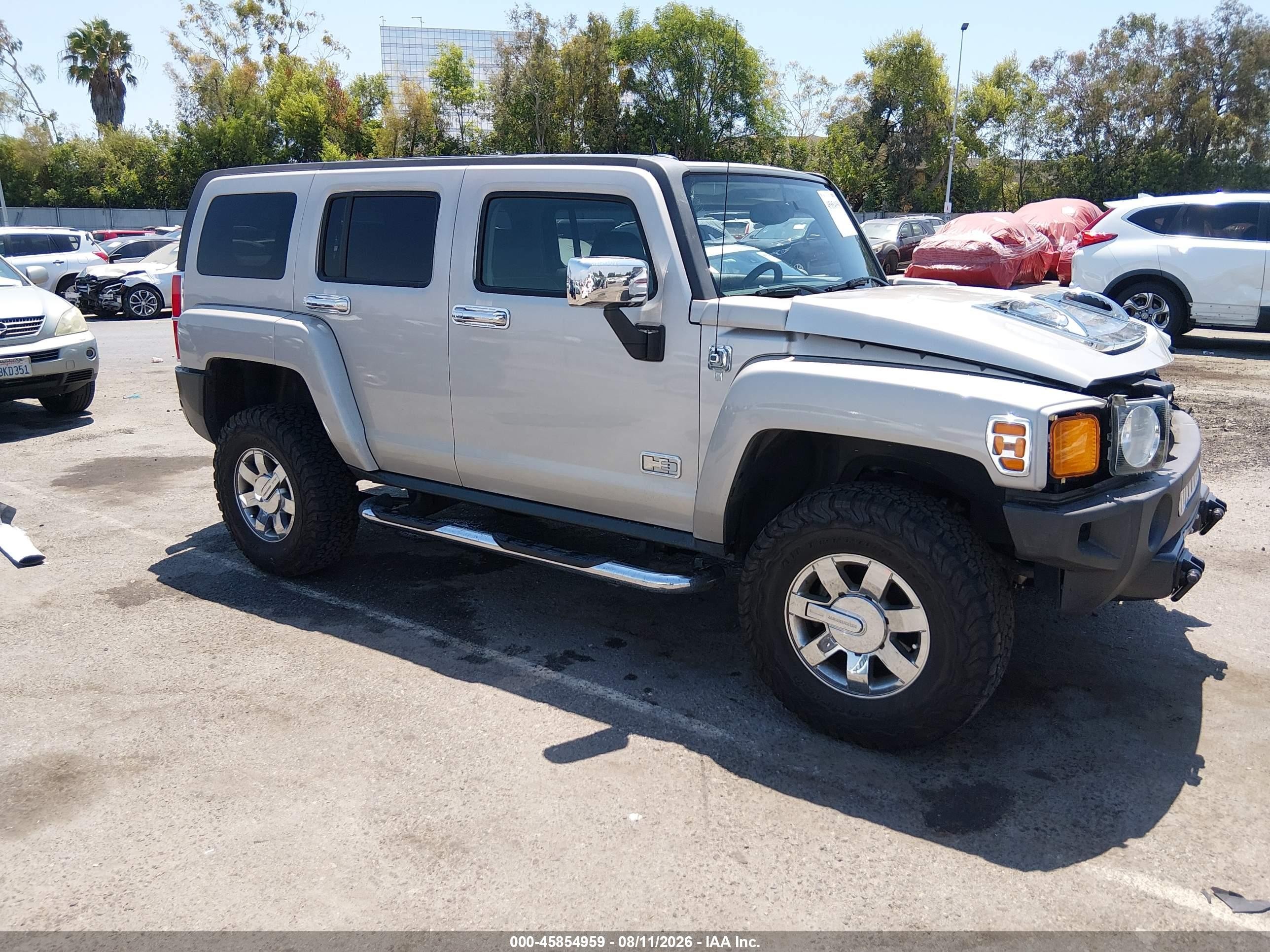 2007 Hummer H3 Suv   Beige vin: 5GTDN13EX78137869