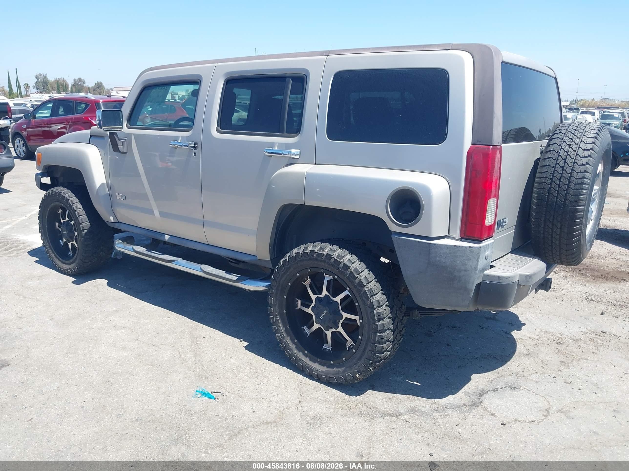 2007 Hummer H3 Suv   Gold vin: 5GTDN13EX78158723