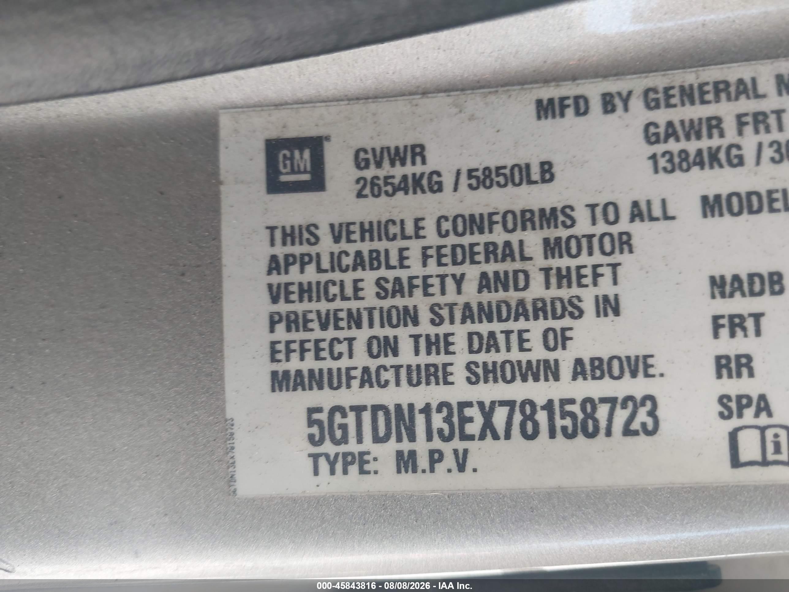 2007 Hummer H3 Suv   Gold vin: 5GTDN13EX78158723