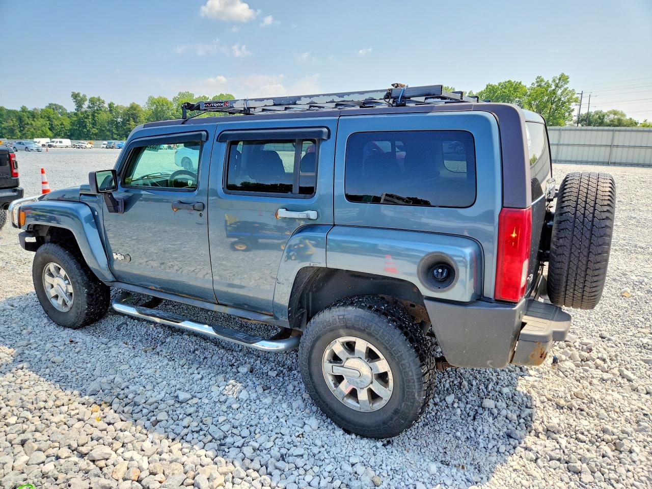 2007 Hummer H3 Blue vin: 5GTDN13EX78213316