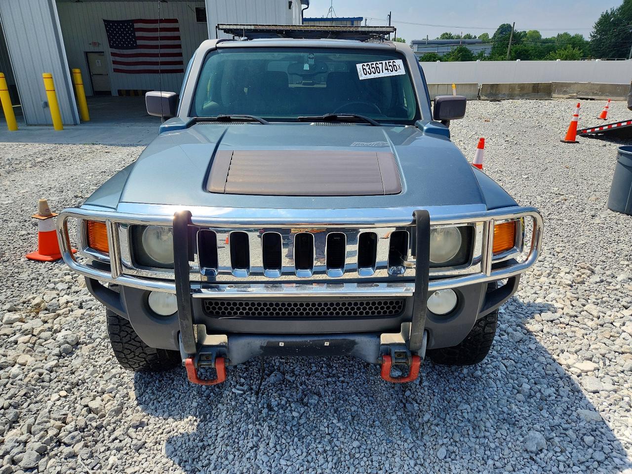 2007 Hummer H3 Blue vin: 5GTDN13EX78213316