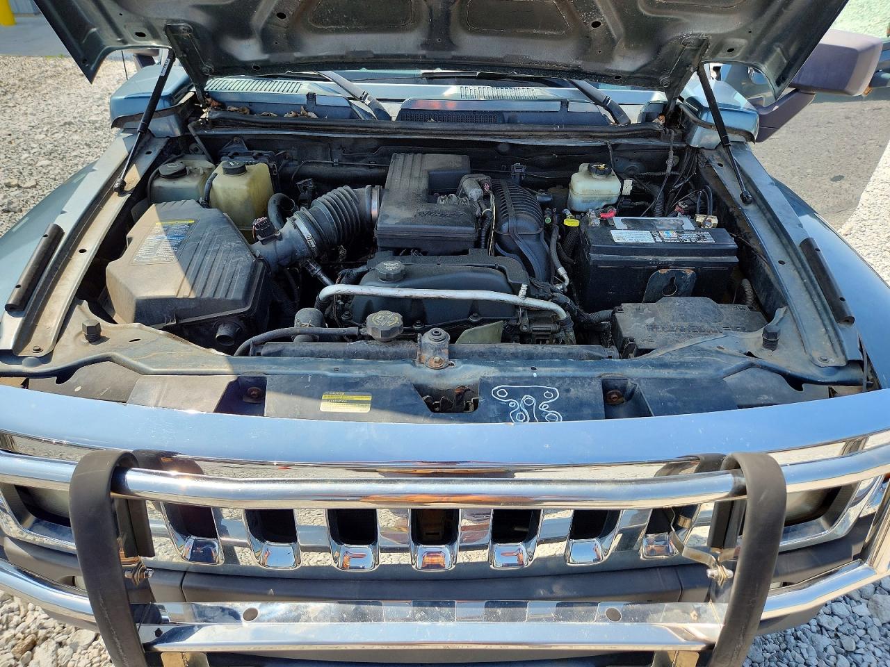 2007 Hummer H3 Blue vin: 5GTDN13EX78213316