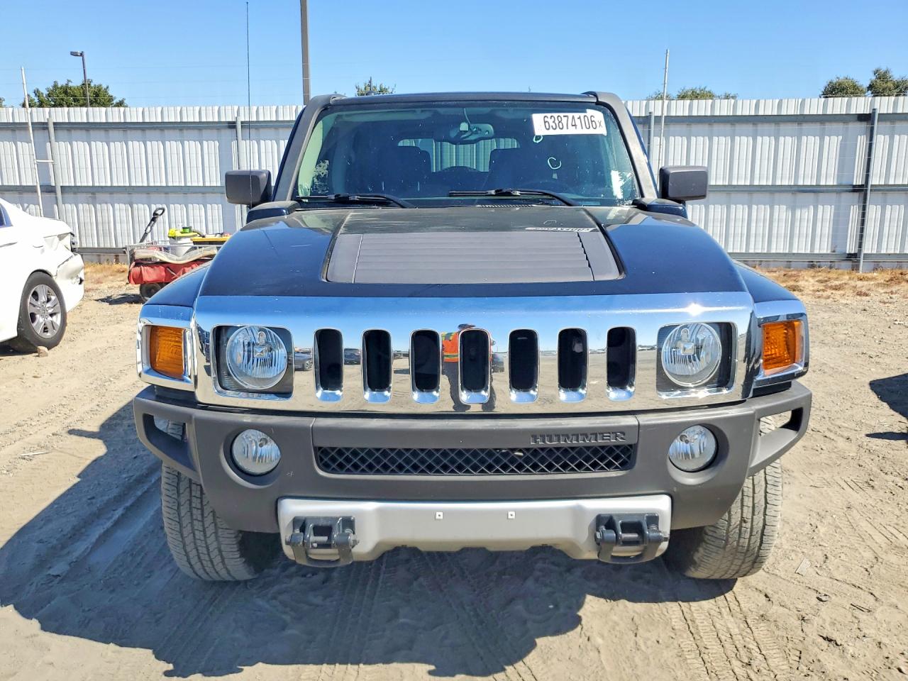 2008 Hummer H3 Черный vin: 5GTEN13E188139936