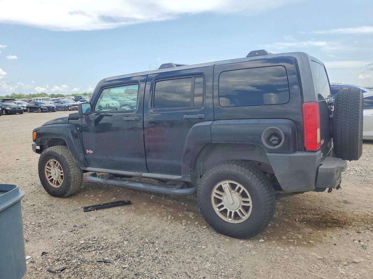 2008 Hummer H3 Черный vin: 5GTEN13E188163069