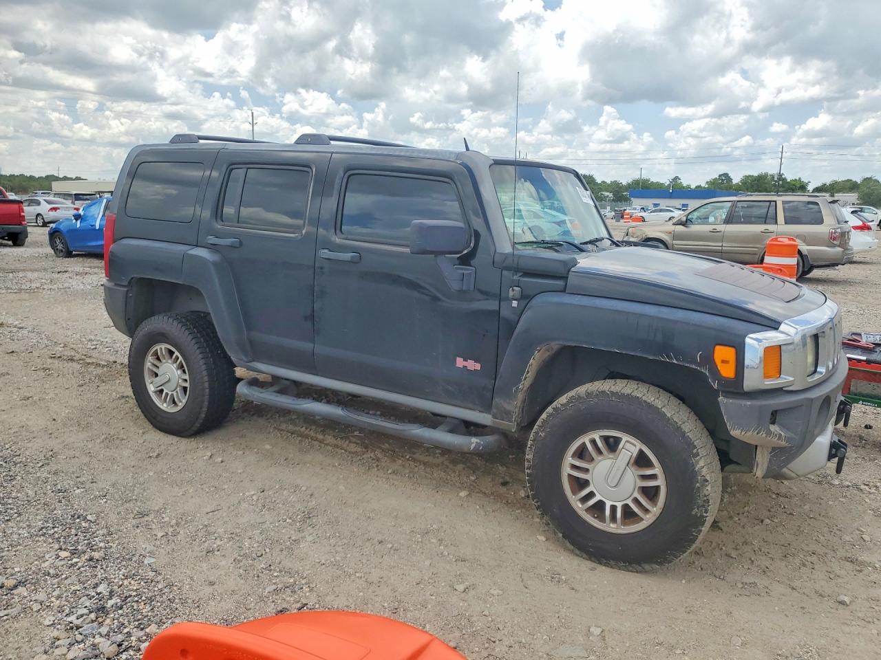 2008 Hummer H3 Черный vin: 5GTEN13E188163069