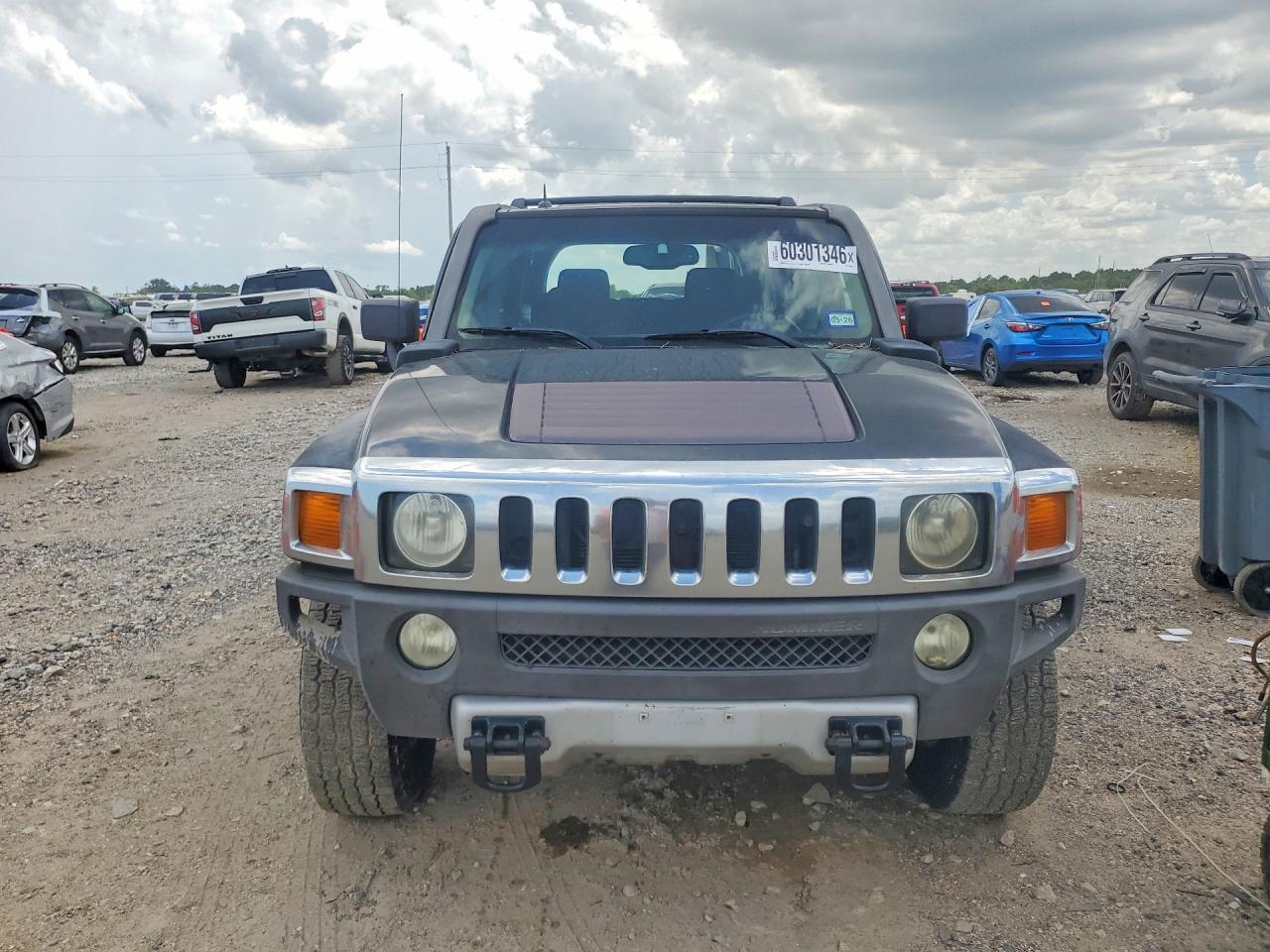 2008 Hummer H3 Черный vin: 5GTEN13E188163069
