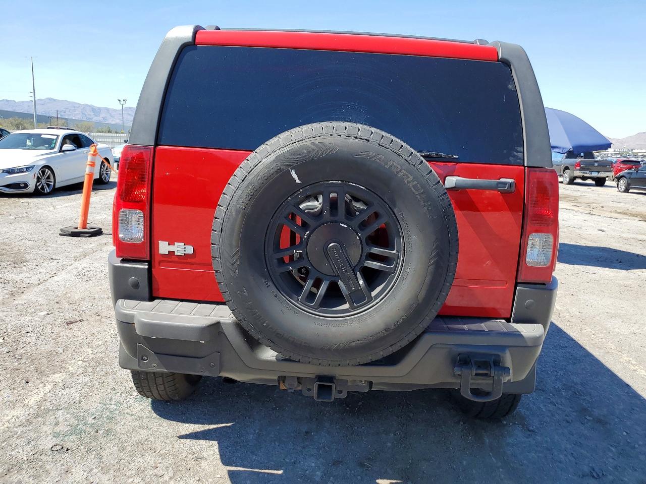 2009 Hummer H3 Красный vin: 5GTEN13E398103408