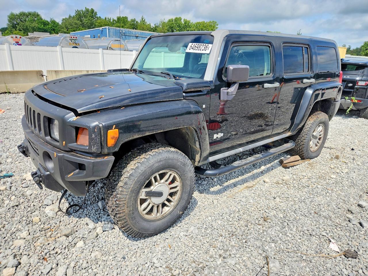 2008 Hummer H3 Black vin: 5GTEN13E488137792