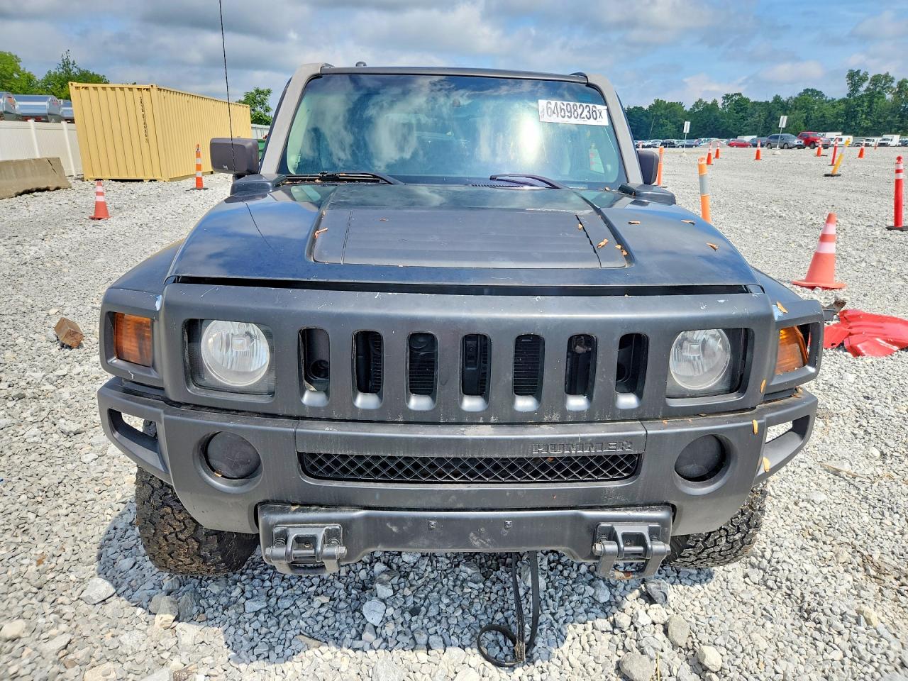 2008 Hummer H3 Black vin: 5GTEN13E488137792
