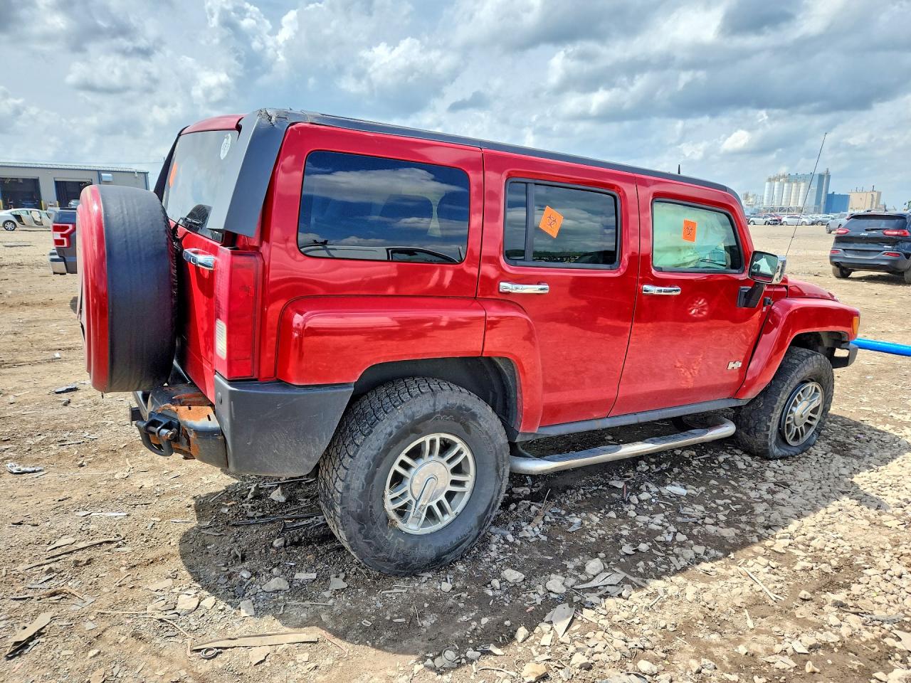 2008 Hummer H3 Red vin: 5GTEN13E488176947