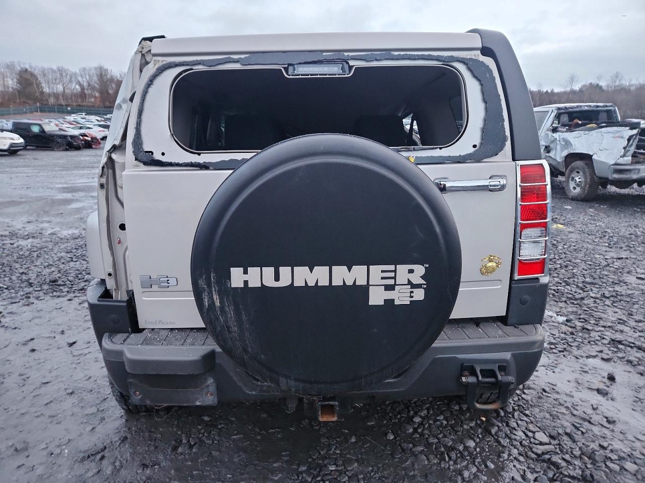2008 Hummer H3 Tan vin: 5GTEN13E488186863