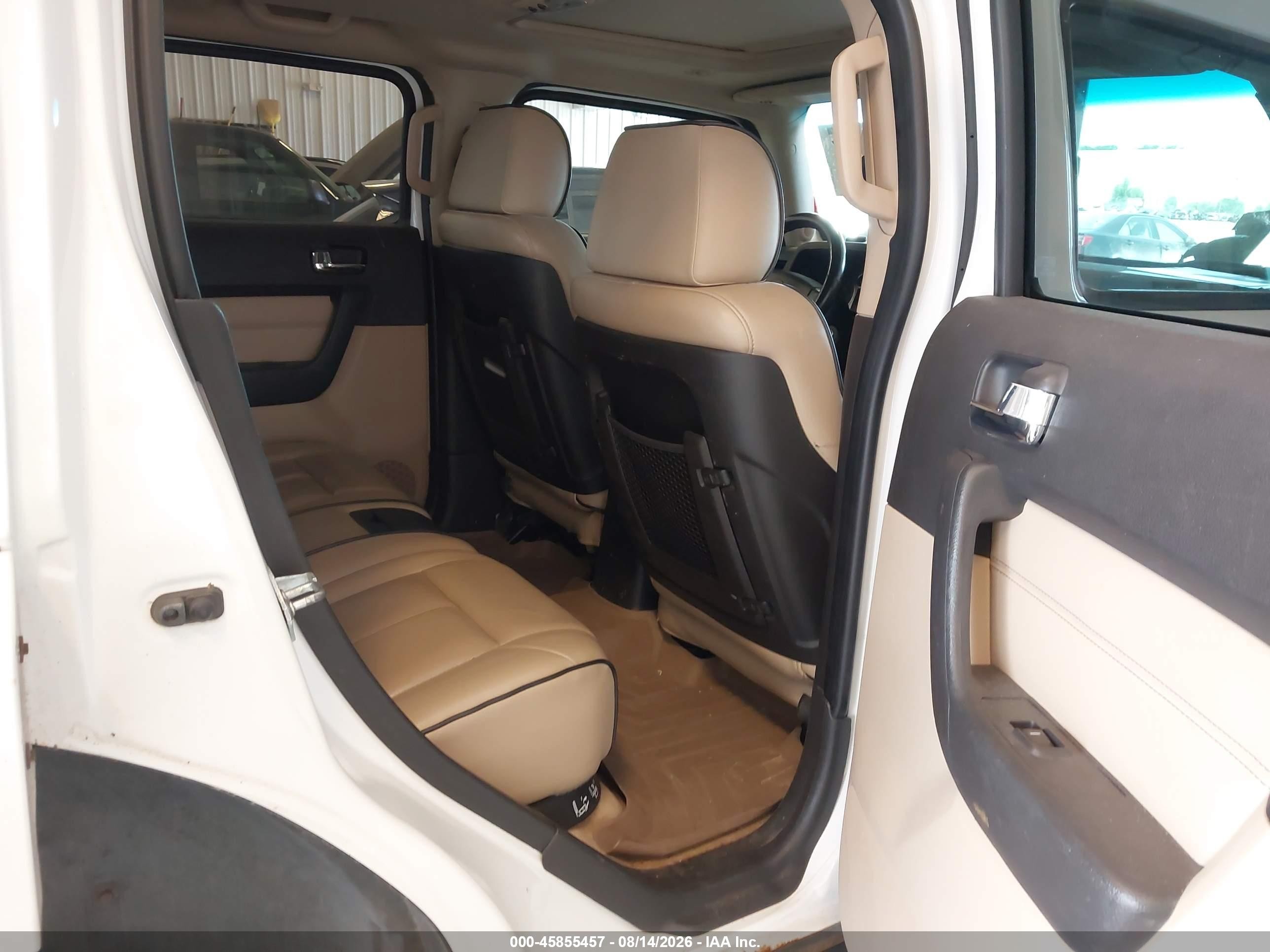 2009 Hummer H3 Suv H3x White vin: 5GTEN13E598101403